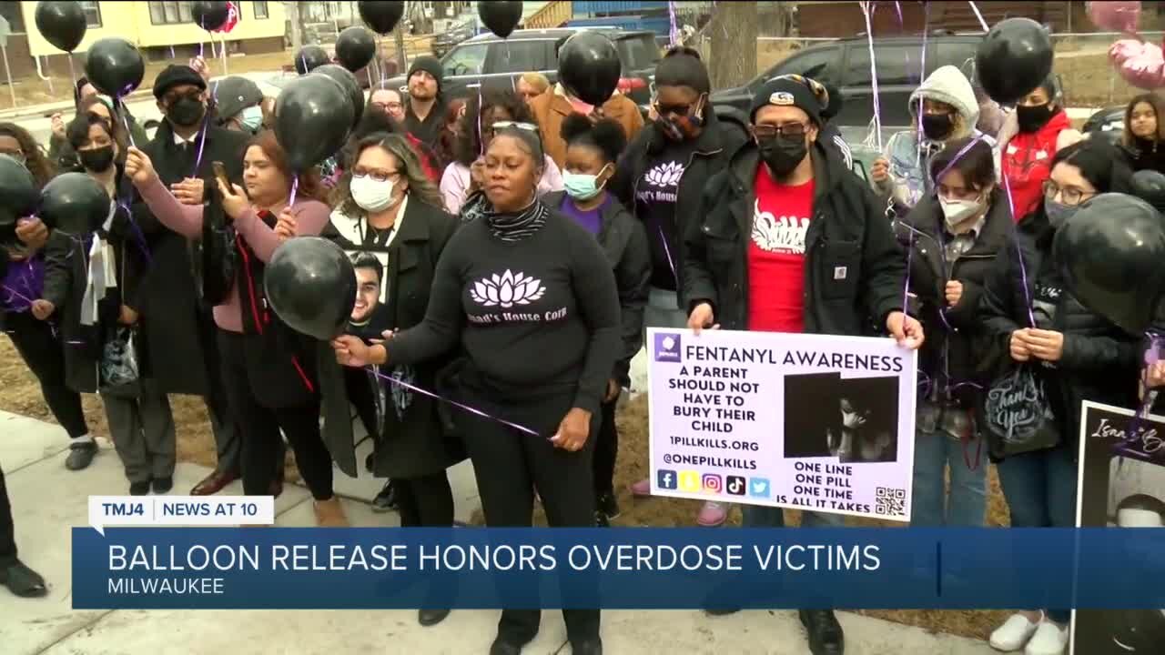 Samad's House holds balloon release in memory of lives loss to overdose