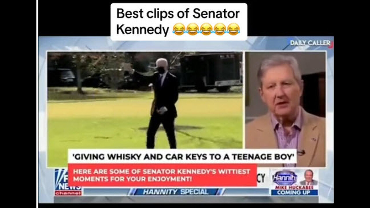 Senator John Kennedy is HILARIOUS!🤣😂😂🤪🤣😂🤪 KING of one-liners!