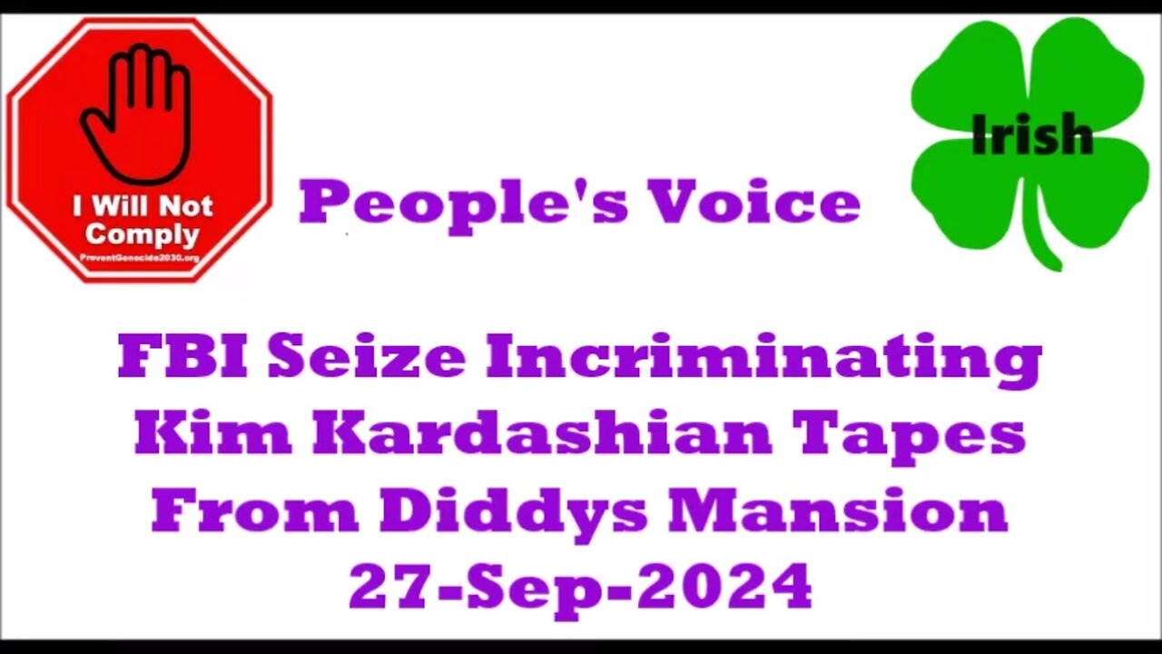 FBI Seize Incriminating Kim Kardashian Tapes From Diddys Mansion 27-Sep-2024