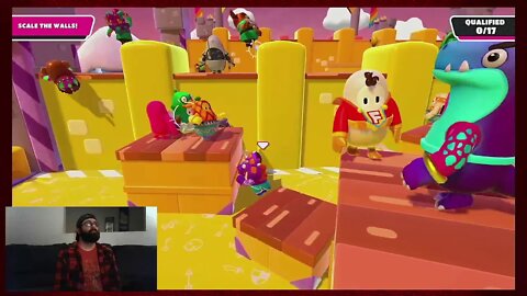 The Wrong Show Live with Jackolope. Failing at Fall Guys
