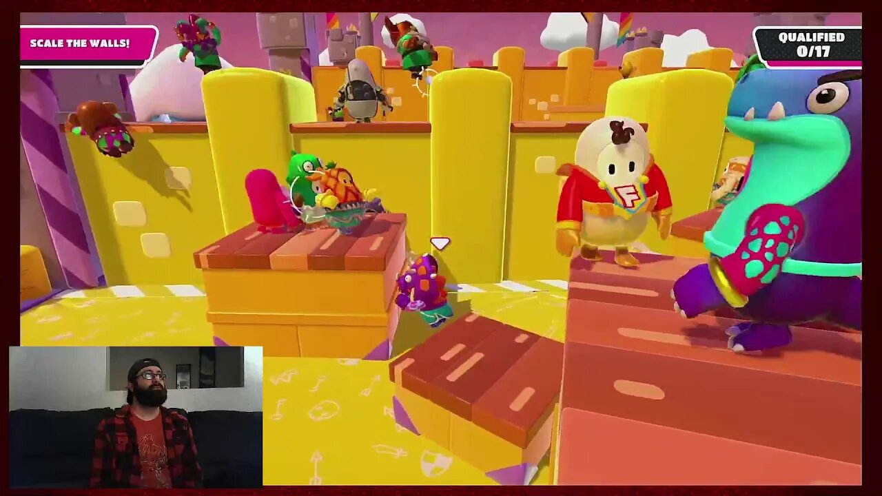 The Wrong Show Live with Jackolope. Failing at Fall Guys