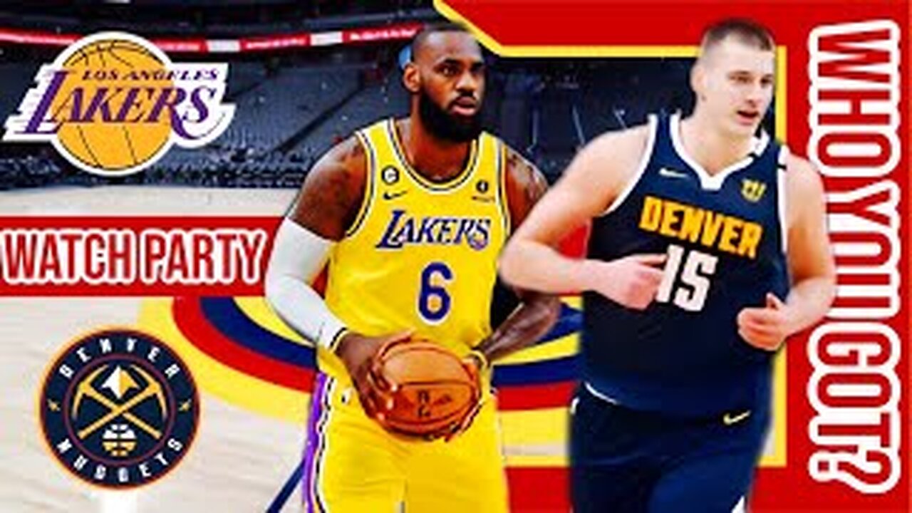 LA Lakers vs Denver Nuggets | Live watch party | NBA 2023 Season Opener