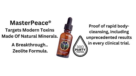 MasterPeace Zeolite & Marine Plasma Detox