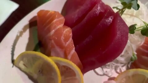 Sashimi for dinner