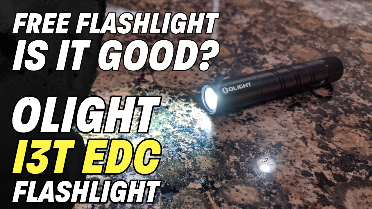 Olight I3T - The Free Bonus Flashlight. Is it any good?