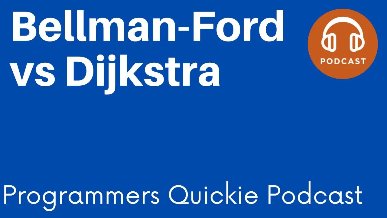 Bellman-Ford vs Dijkstra