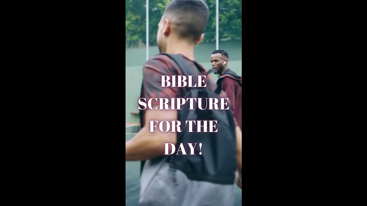 Bible Scripture for the Day!