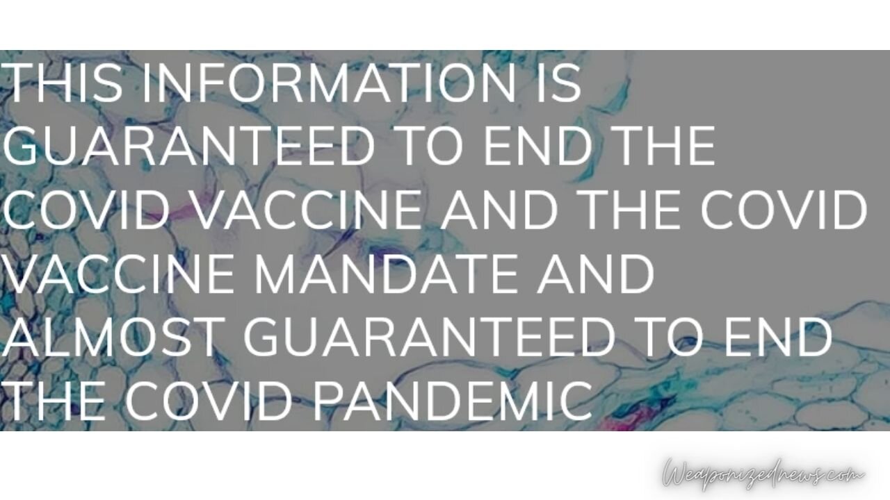 End the COVID Vaccine with Dr. Joseph Lee