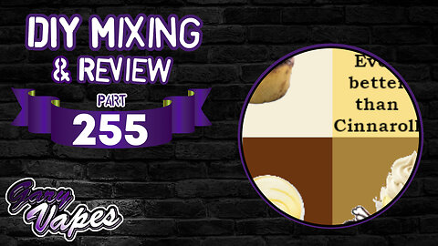 DIY E juice Mixing and Review! Even better than Cinnaroll By Ego