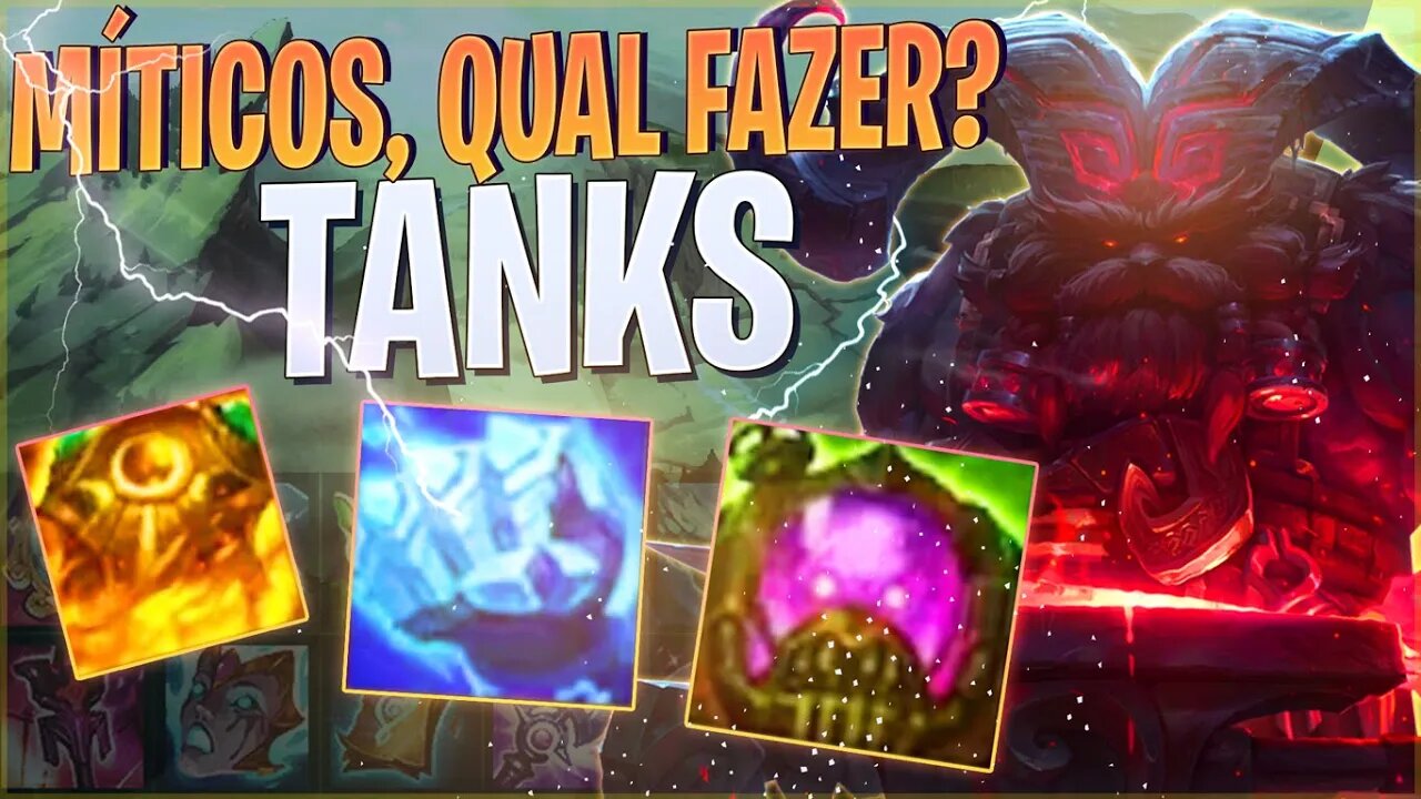 EXPLICANDO OS NOVOS ITENS DO LOL *TANKS* S11 - Pré Temporada