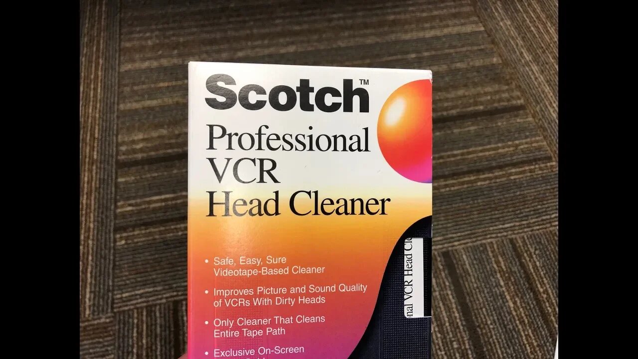 1997 - VHS Head Cleaning Tape