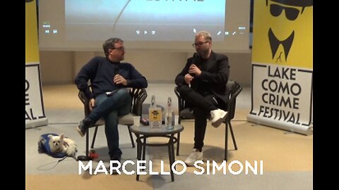 Marcello Simoni al Lake Como Crime Festival a Menaggio 3^Edizione