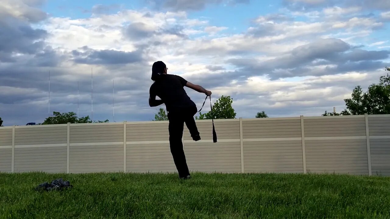 26m24 clip compilation - Anchor to Lead to Heel kick ( target water bottle) and hand hit