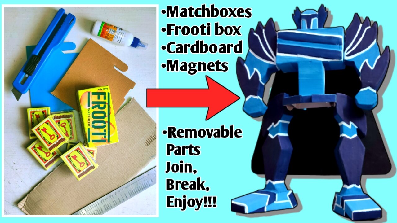 How to make a MATCHBOX Robot Knight