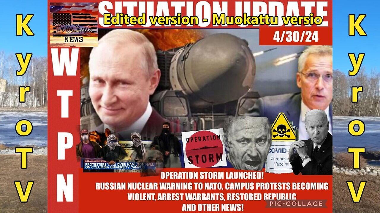 Situation Update - April 30, 2024 (edited version) (Swedish subtitles)