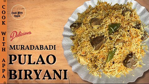 Muradabadi Pulao Biryani | Awadhi Pulao | Royal Muradabadi Pulao | Lucknowi Pulao #pulaobiryani