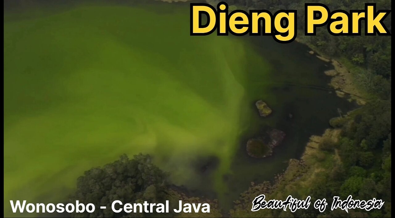 View Drone Dieng Park - Wonderfull Indonesia