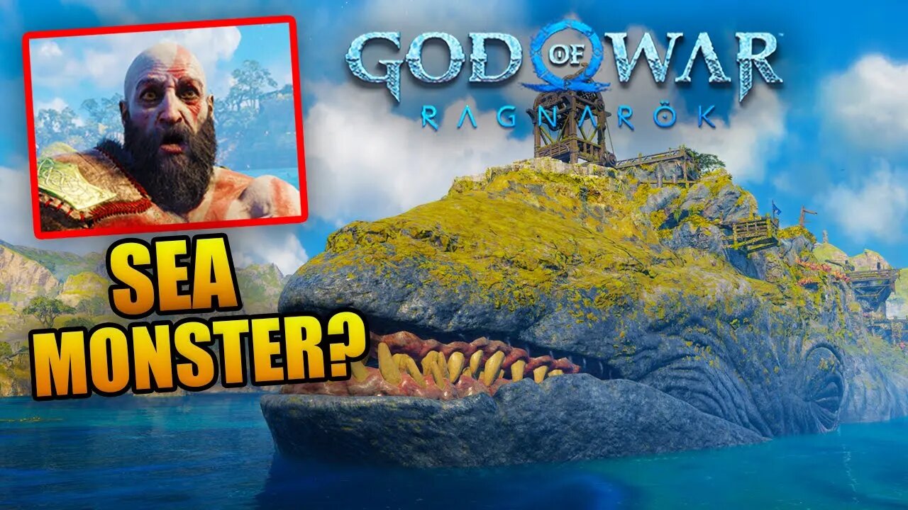 The Sad Story Of The Sea Monster In God Of War Ragnarok...