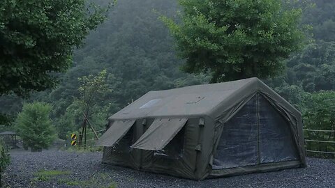 Feel Like Home Camping Experience In Rainy Enviornment Very Cozy And 😴 Relaxing Experience.