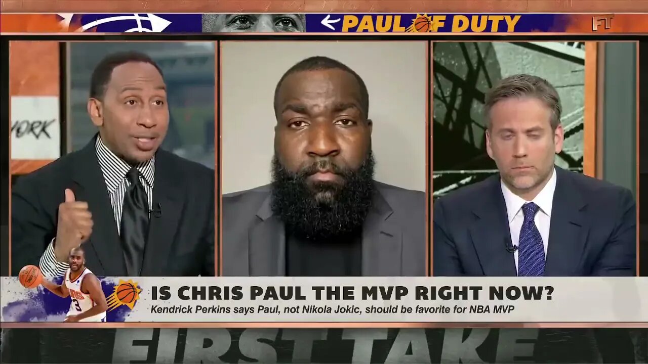 Nikola Jokic over Chris Paul for NBA MVP? First Take by Stephen A., Perk and Max Debate