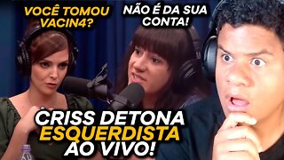 CRISS DEIXA CONVIDADA SEM ARGUMENTOS NO VENUS PODCAST