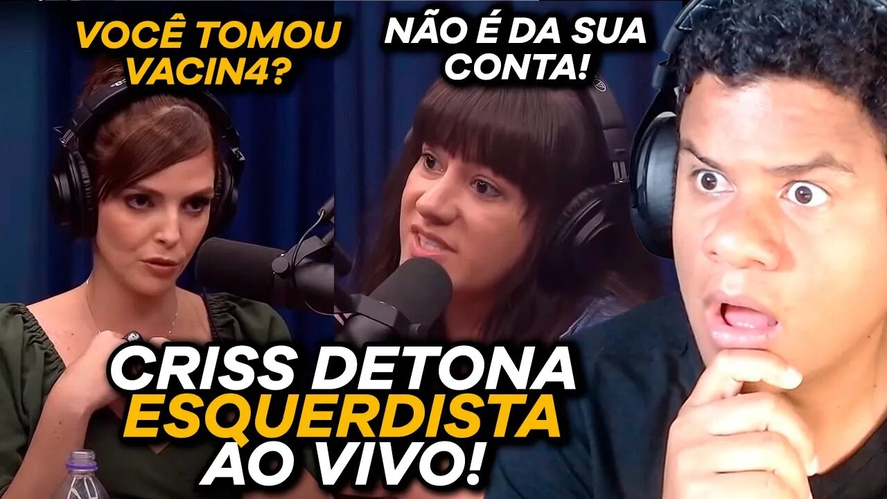 CRISS DEIXA CONVIDADA SEM ARGUMENTOS NO VENUS PODCAST