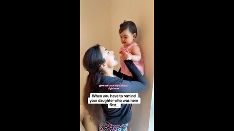 She took her husband - funny baby videos