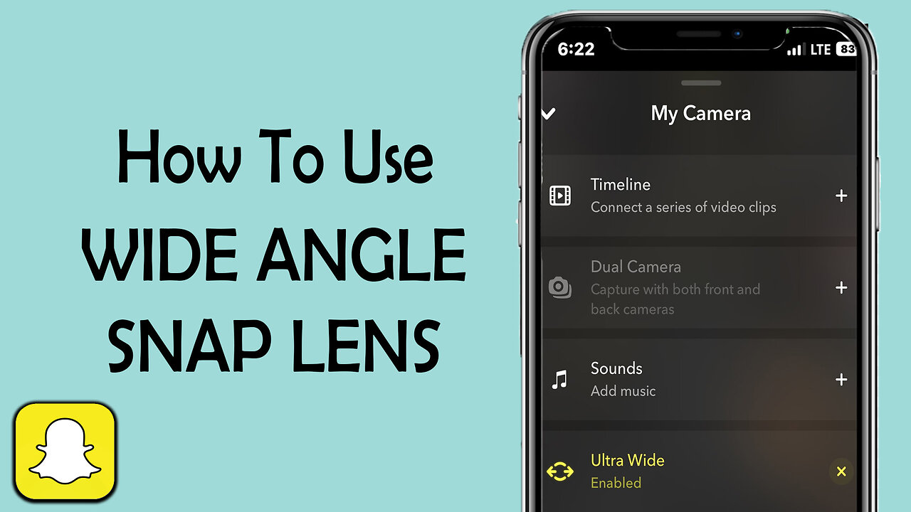 How To Get Wide Angle Camera On Snapchat