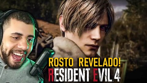 ROSTO de LEON REVELADO no RE4 REMAKE! (React + Discussão)