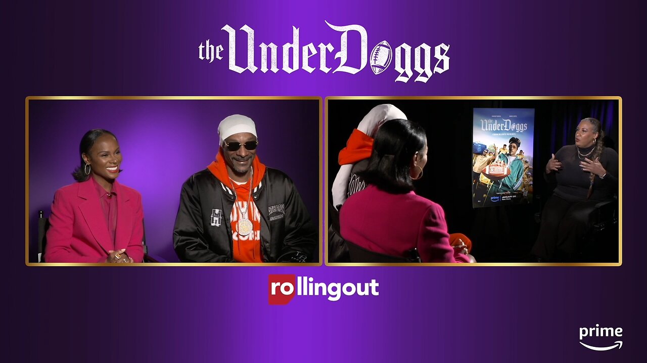 Snoop Dogg and Tika Sumpter at The Underdoggs movie premiere
