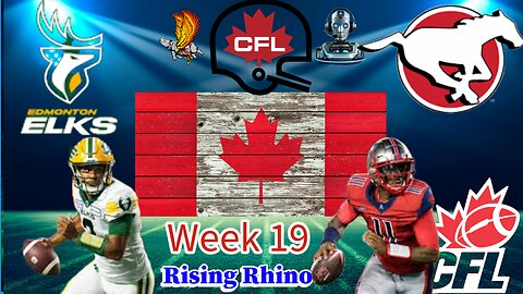 Edmonton Elks Vs Calgary Stampeders: CFL Week 19 Watch Party and Play by Play