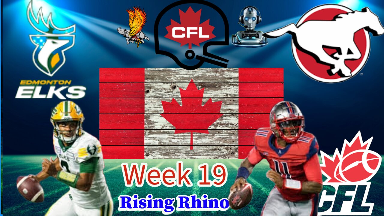 Edmonton Elks Vs Calgary Stampeders: CFL Week 19 Watch Party and Play by Play