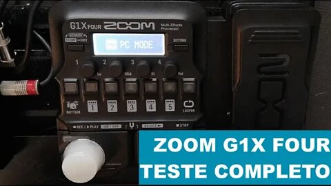 Zoom G1X Four - Teste Completo