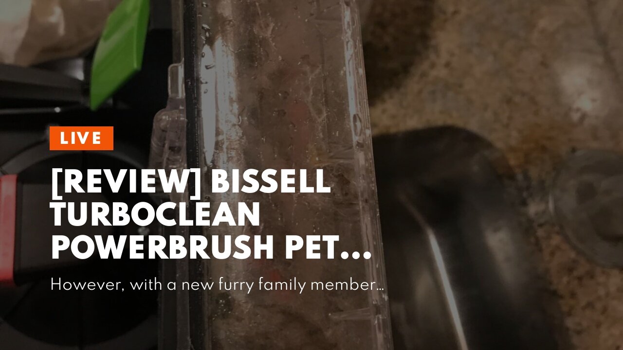 [REVIEW] BISSELL Turboclean Powerbrush Pet Upright Carpet Cleaner Machine and Carpet Shampooer,...