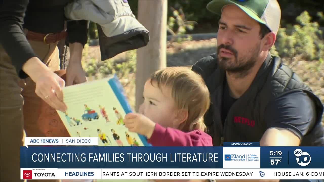 Family Story Hour at Liberty Station encourages literacy as families come together