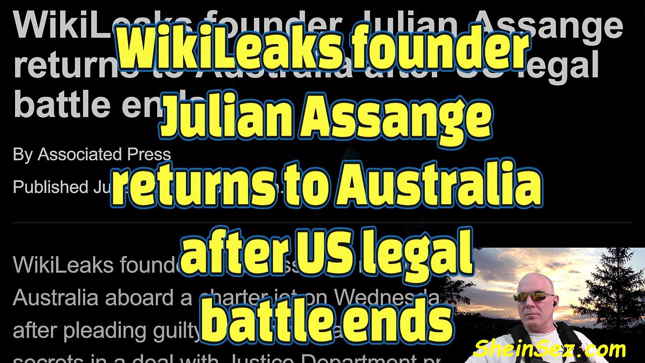 WikiLeaks founder Julian Assange returns to Australia after US legal battle ends-574