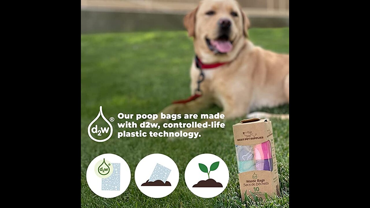 Best Pet Supplies Dog Poop Bags for Waste