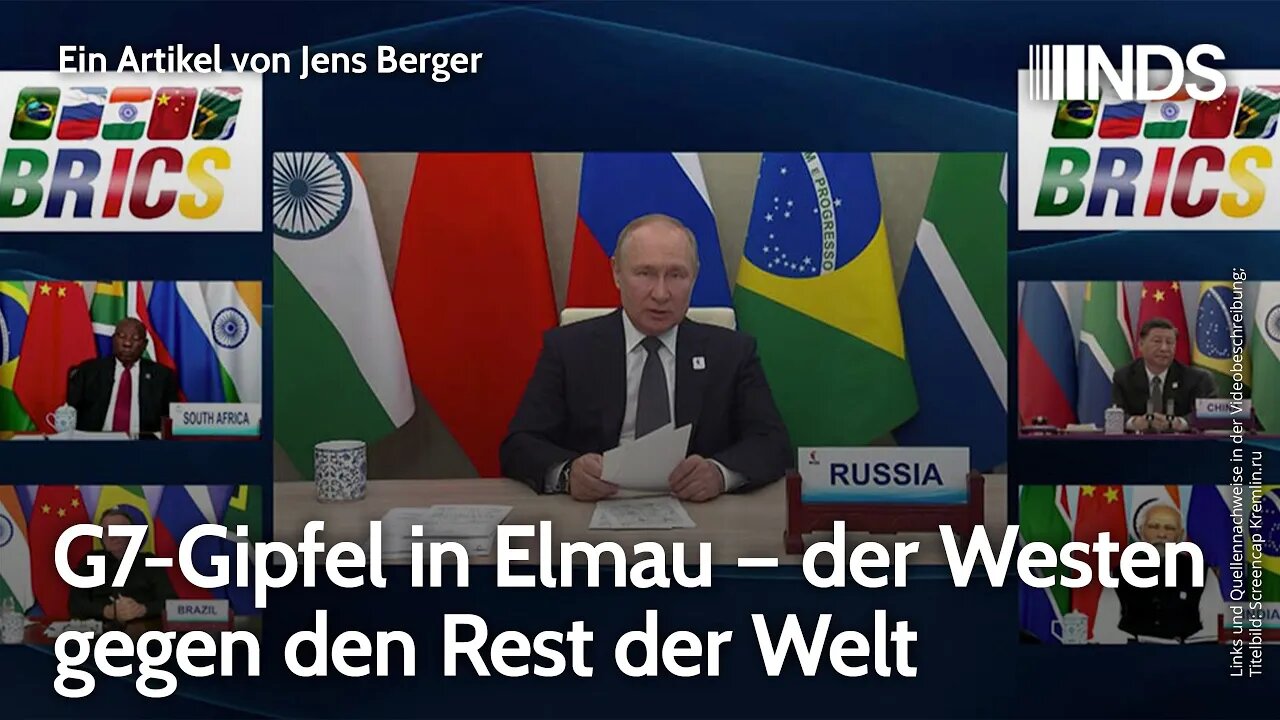 G7-Gipfel in Elmau – der Westen gegen den Rest der Welt | Jens Berger | NDS-Podcast