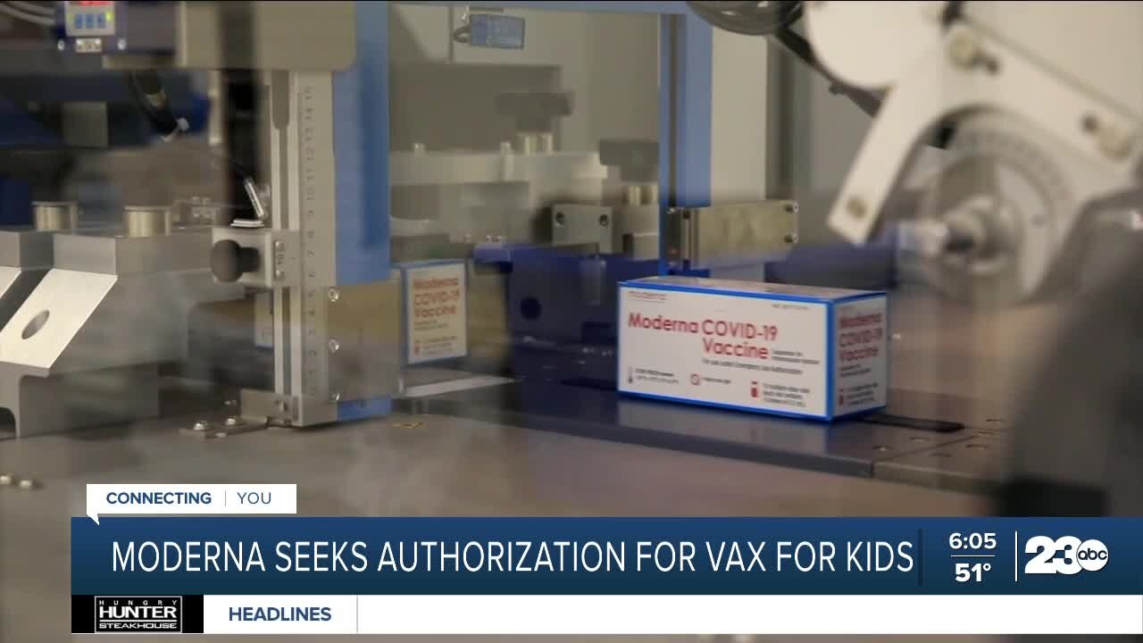 Moderna seeks authorization for COVID vaccine for kids as young as six months