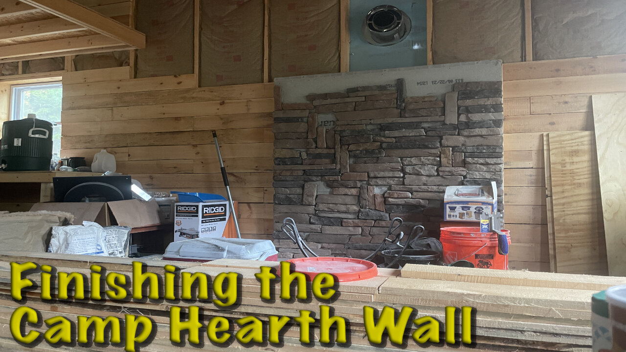 Finishing the Camp Hearth Wall