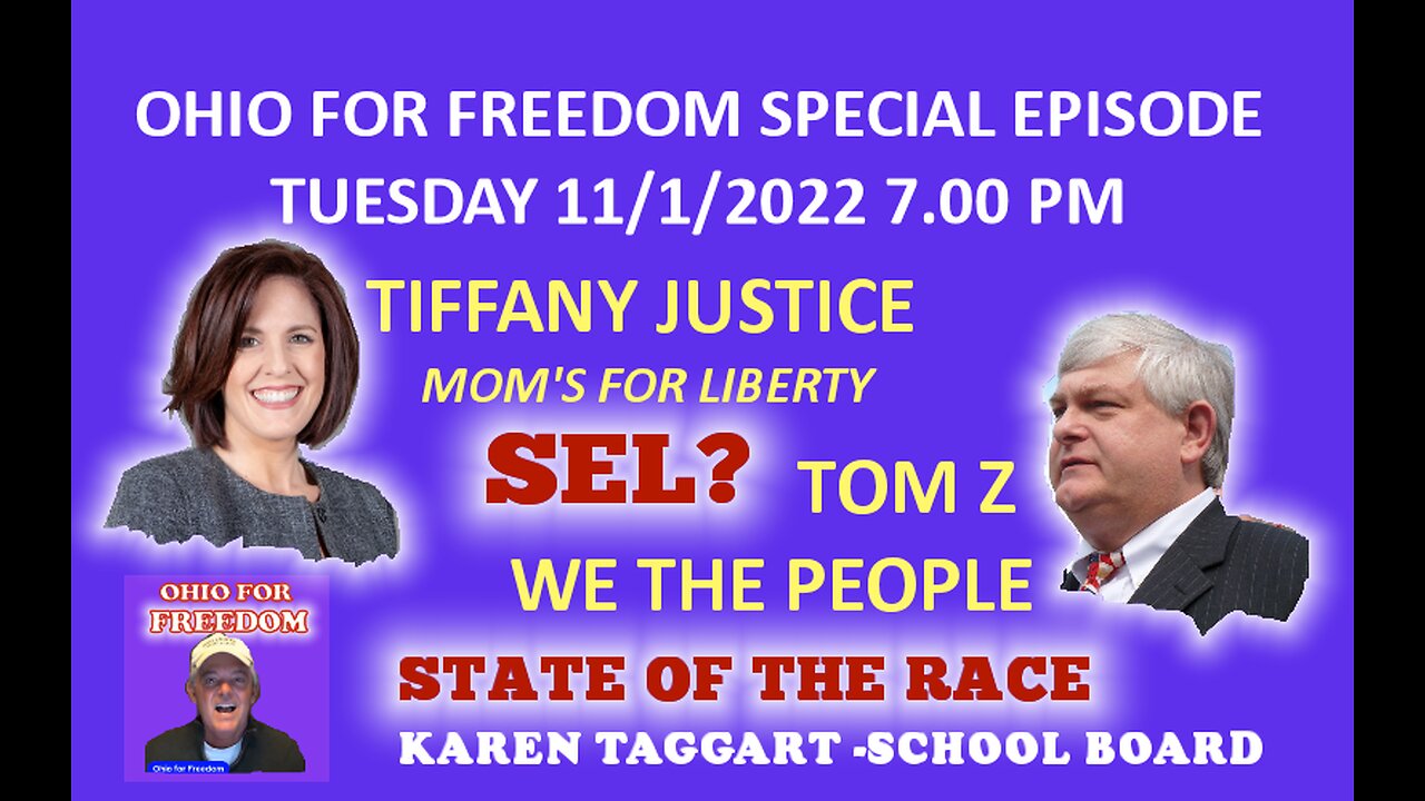 OHIO FOR FREEDM TALKS TO TIFFANY JUSTICE-MOMS FOR LIBERTY AND TOM Z!