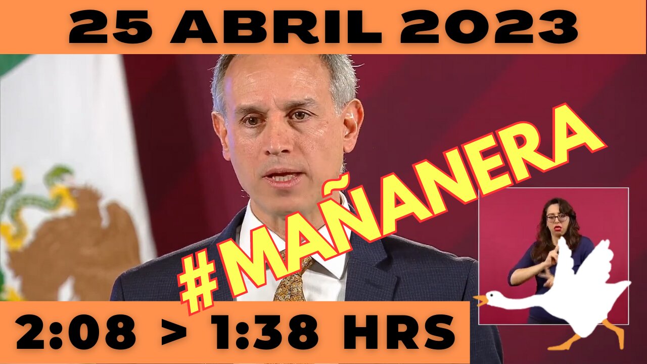 💩🐣👶 #AMLITO | Mañanera Martes 25 de Abril 2023 | El gansito veloz de 2:08 a 1:38.