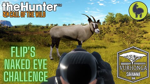 Flip's Naked Eye Challenge, Vurhonga Savanna | theHunter: Call of the Wild (PS5 4K)