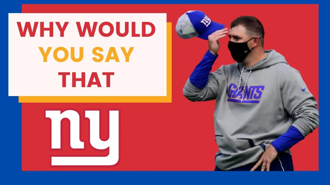 New York Giants HC Joe Judge Gets Ripped For Dopey Comments