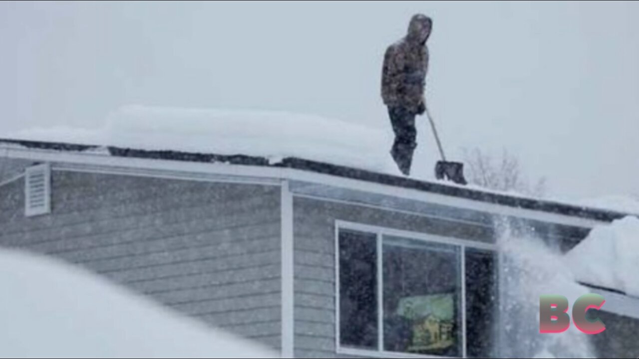 Alaska sees record 8-foot snow as roofs collapse