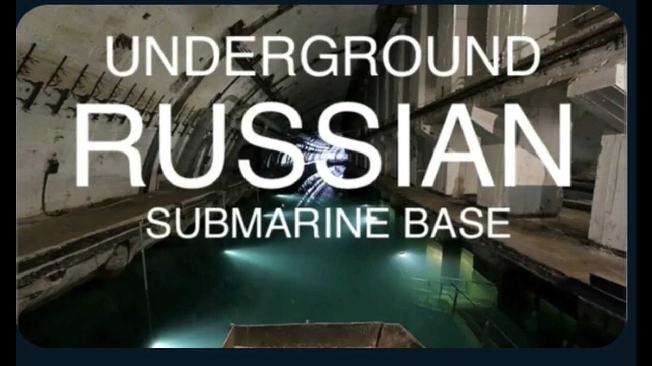 Underground Russian submarine base