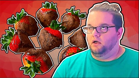 Dusted Chocolate Strawberries!