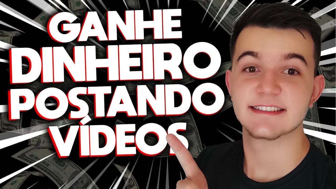 GANHE DINHEIRO POSTANDO VÍDEOS - COS TV - NÃO É O YOUTUBE