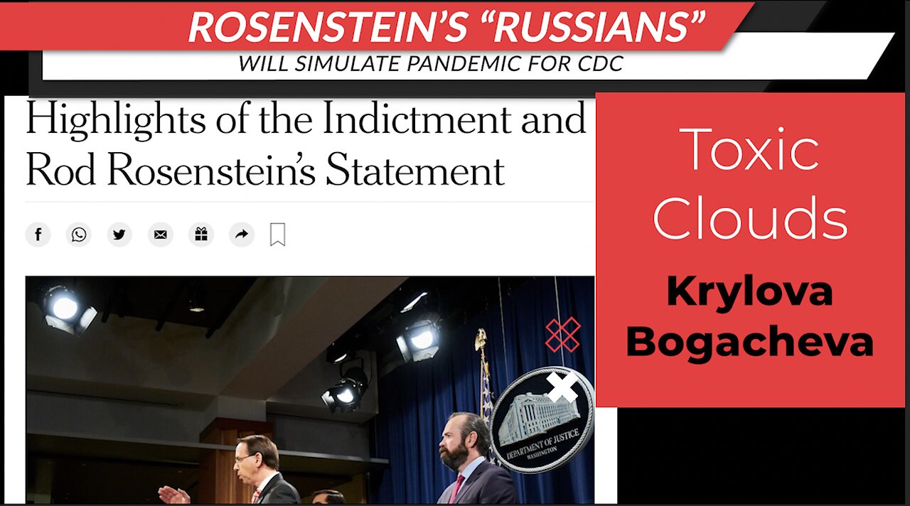 Rosenstein's "Russians" Simulated Pandemics For CDC, His Sister, Nancy Messoinier.