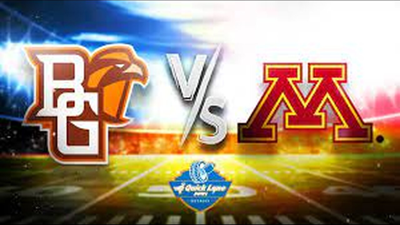 BGSU vs. Minnesota Football Highlights 12/26/2023